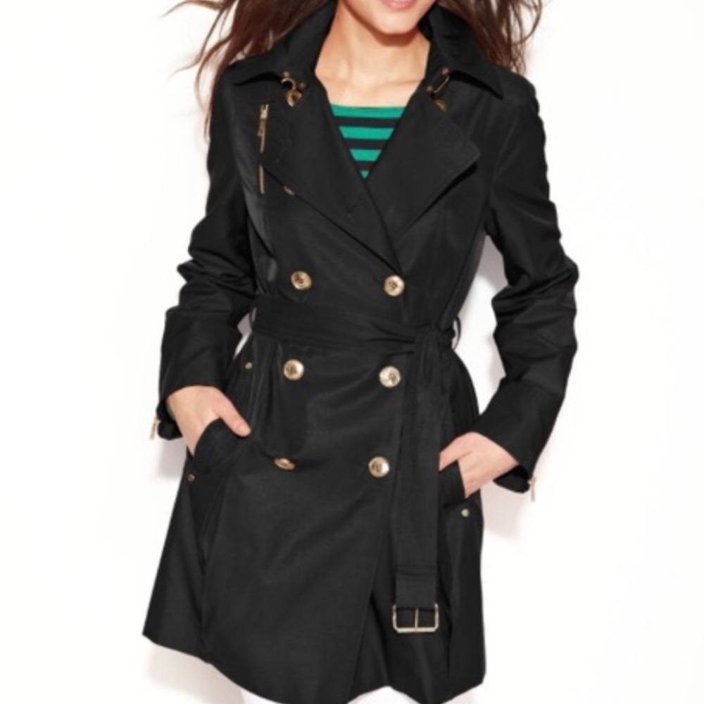 Michal Kors- Black trench coat